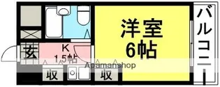 シティパレス塚口【1-301号室】の間取り