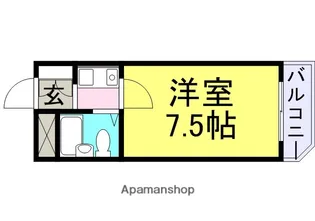 ブリージェ武庫川【4階】の間取り