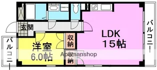 REBANGA武庫之荘アパートメント【2階】の間取り