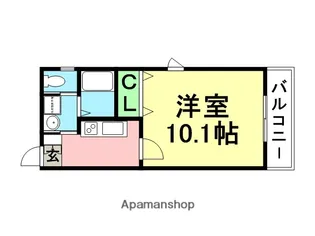 SHIKOKU8【2階】の間取り
