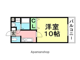 SHIKOKU8【3階】の間取り