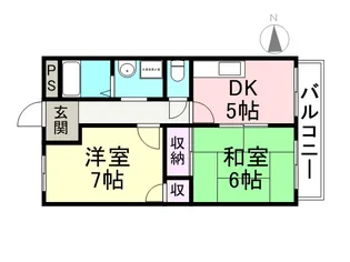 山栄ビル【503号室】の間取り