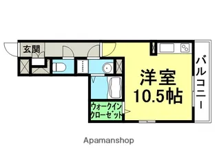 グレースWAKO【208号室】の間取り