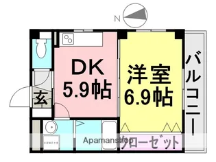 MKコート立花【2階】の間取り
