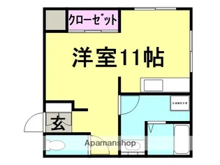 ユタカマンション【201号室】の間取り