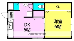 リノスタイル塚口【101号室】の間取り