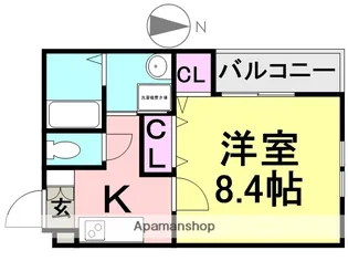 フジパレス立花WEST【1階】の間取り