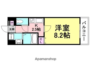 アトール尼崎【7階】の間取り
