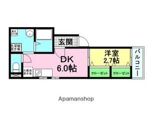 KTIレジデンス武庫川2【2階】の間取り