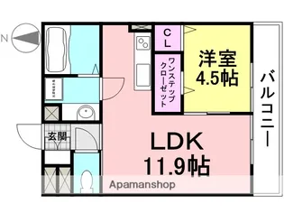 カーサオクターブ【3階】の間取り