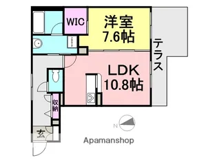 かえで【101号室】の間取り