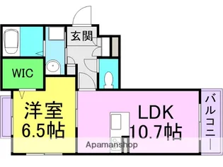 BELLE CE DOMANI【1階】の間取り