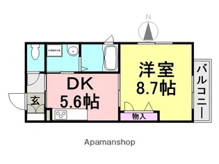 SHAMAISON YELL【2階】の間取り