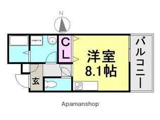 パラーダ立花【3階】の間取り
