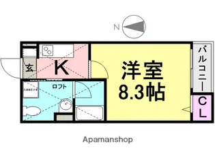 J立花東(ジェイタチバナヒガシ)【2階】の間取り