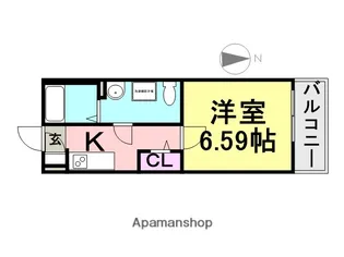 プレステージスクエア【101号室】の間取り
