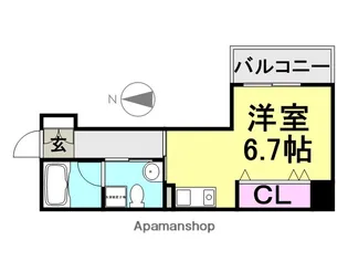 リヴァージュ尼崎【4階】の間取り