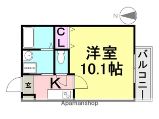 フジパレス西立花Ⅲ番館【2階】の間取り