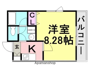 アークテラス塚口【1階】の間取り