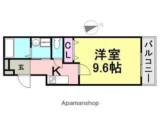 フジパレス出屋敷2番館【102号室】の間取り