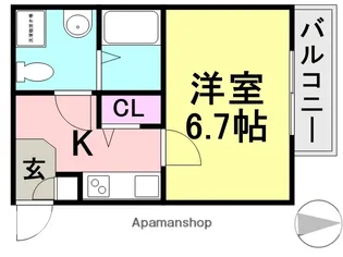 LOTUS TSUKAGUCHI I(ロータス ツカグチ ワン)【3階】の間取り