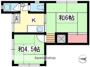 藤マンション【2N号室】の間取り