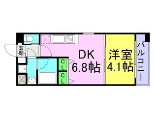 プレジオ西宮【2階】の間取り