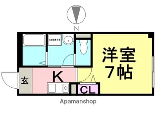 パークハウス大井戸【1階】の間取り