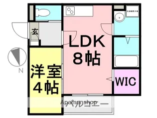 リベルテ尼崎【1階】の間取り