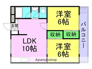 グランツ武庫川【4階】の間取り