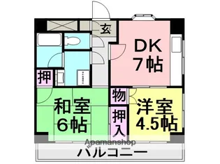 ライフイン光菊【4階】の間取り