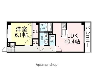 ハウオリオハナ【2階】の間取り