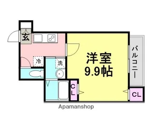 フジパレス塚口本町1番館【1階】の間取り