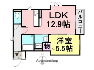 サンハイム【201号室】の間取り