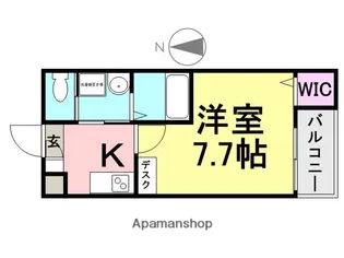 ワコーレヴィータ尼崎七松町パークフロントEAST【306号室】の間取り