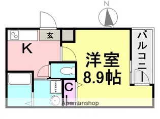 フジパレス出屋敷5番館【2階】の間取り