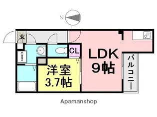 アコード水堂町【1階】の間取り