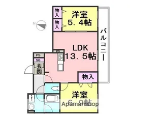 EUPHORIA 次屋(ユーフォリア次屋)【3階】の間取り
