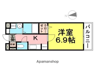 ソレイユ クレール【2階】の間取り