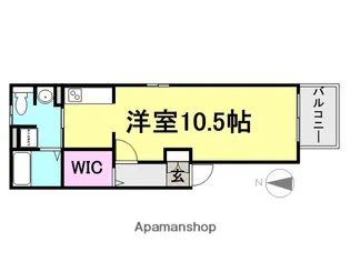 メゾンブランシュ【3階】の間取り