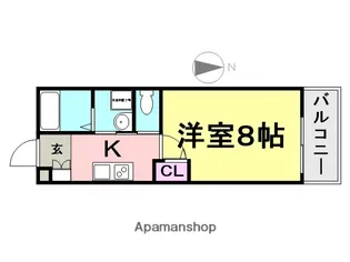 ルミエール阪神尼崎【1002号室】の間取り