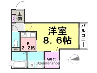 PRONUBE御園【2階】の間取り