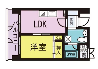 エスペランサ藤井2(兵庫県民高齢者住宅 )【3階】の間取り