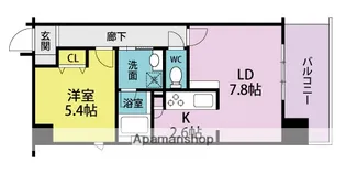 ピネータテラス武庫之荘【2階】の間取り
