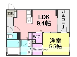 CRUISER(クルーザー)【203号室】の間取り