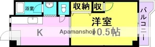 松俊ハイツ【404号室】の間取り