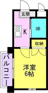 レガリア園田【105号室】の間取り