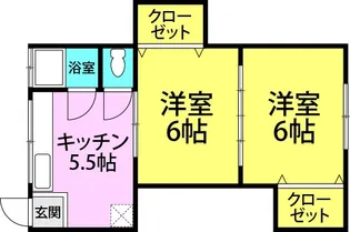 山口文化(杭瀬南新町)【201号室】の間取り