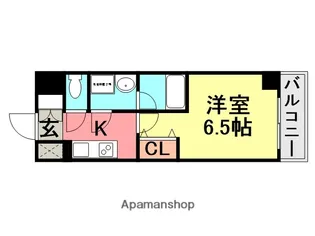 ブランTAT尼崎七松町Ⅰ【8階】の間取り