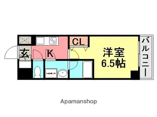 ブランTAT尼崎七松町Ⅰ【2階】の間取り